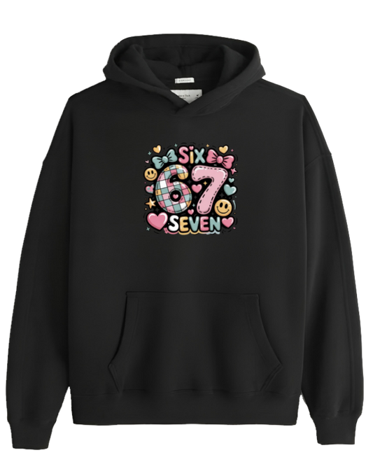 designs 67 Oversize Hoodie Black  8