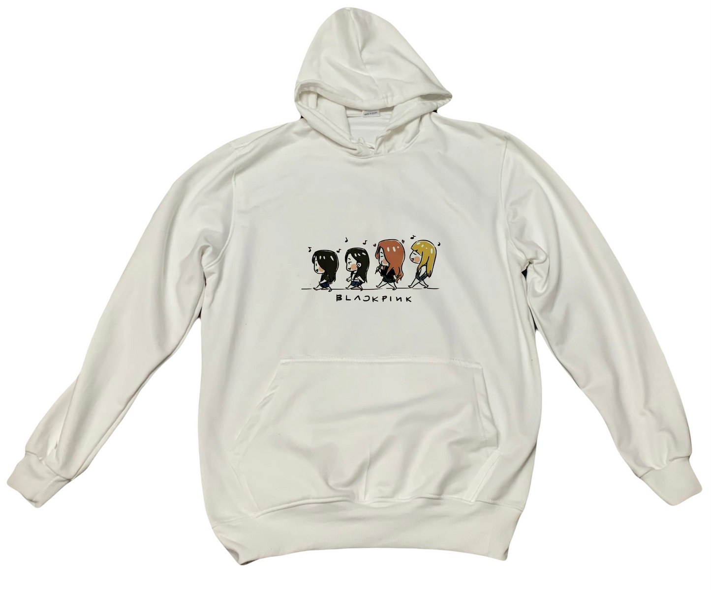 Black pink One Size hoodie White 6