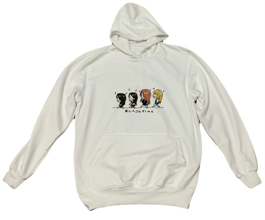 Black pink One Size hoodie White 6