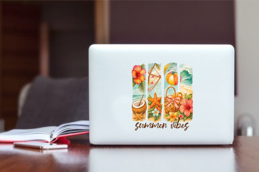 Summer Vibes Laptop Sticker 9