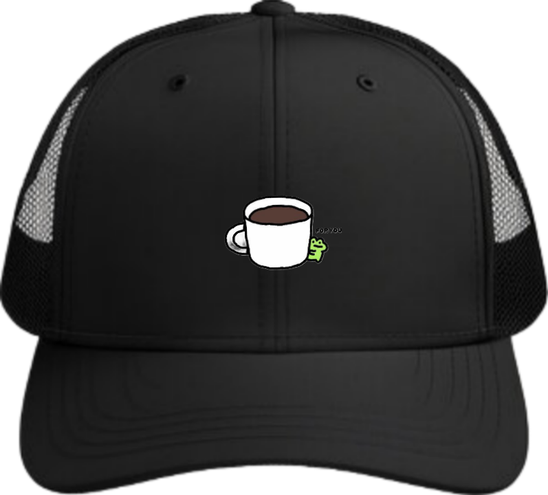 Frog Baseball cap Black 8
