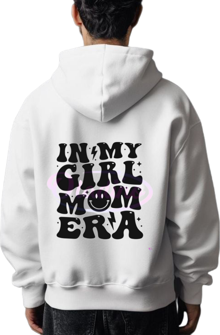 Mom dad parents Oversize Hoodie White Back 8