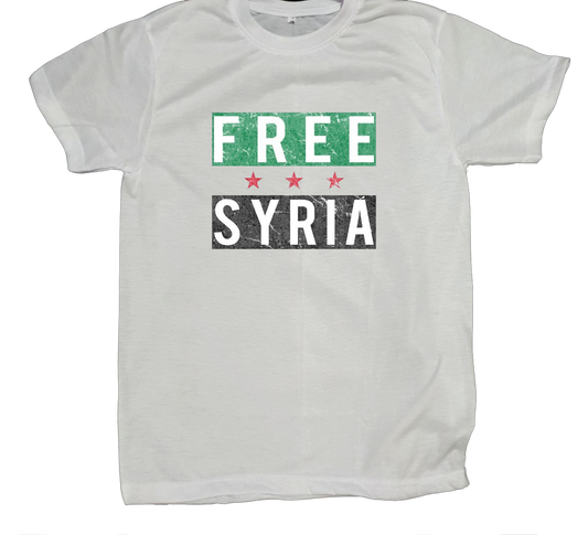 Syria t- shirt fat White 8