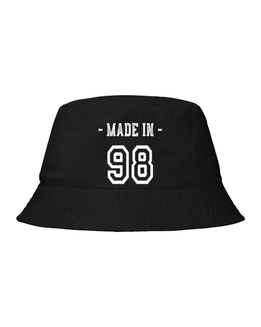age Bucket hat Fishman hat cap Black 98