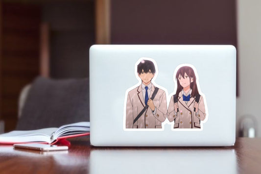 "I Want to Eat Your Pancreas Anime Sticker, Waterproof Vinyl Aesthetic Decal for Laptop, Water Bottle, Hydro Flask, Skateboard, Luggage, Kawaii Romance Anime Merchandise Gifts