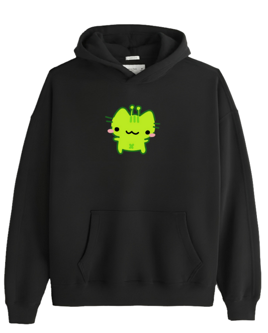 aliens Oversize Hoodie Black 8