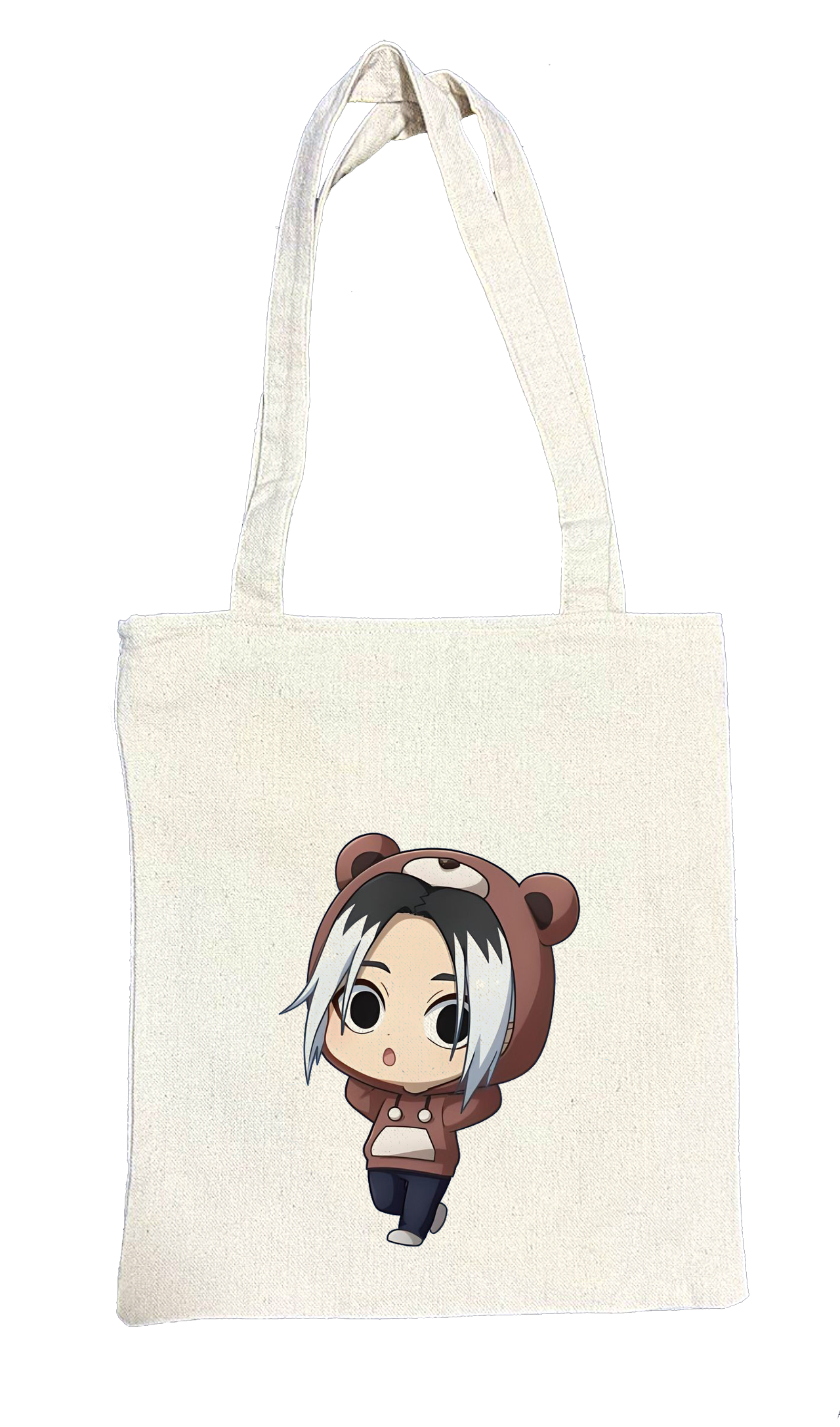 blue lock tote bag beige 8