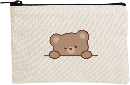 bear wallet pencil case Beige 8