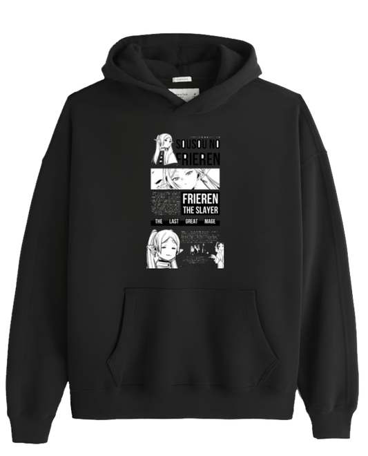 Frieren Beyond Journey's End One Size hoodie Black 8