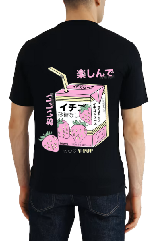 V-POP t- shirt One Size Black back 8