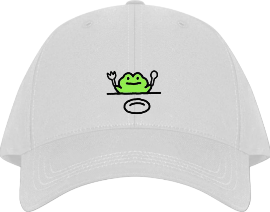 Frog Baseball cap White 8