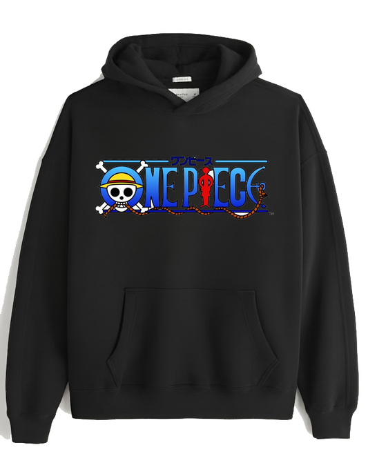 one piece One Size hoodie Black 8