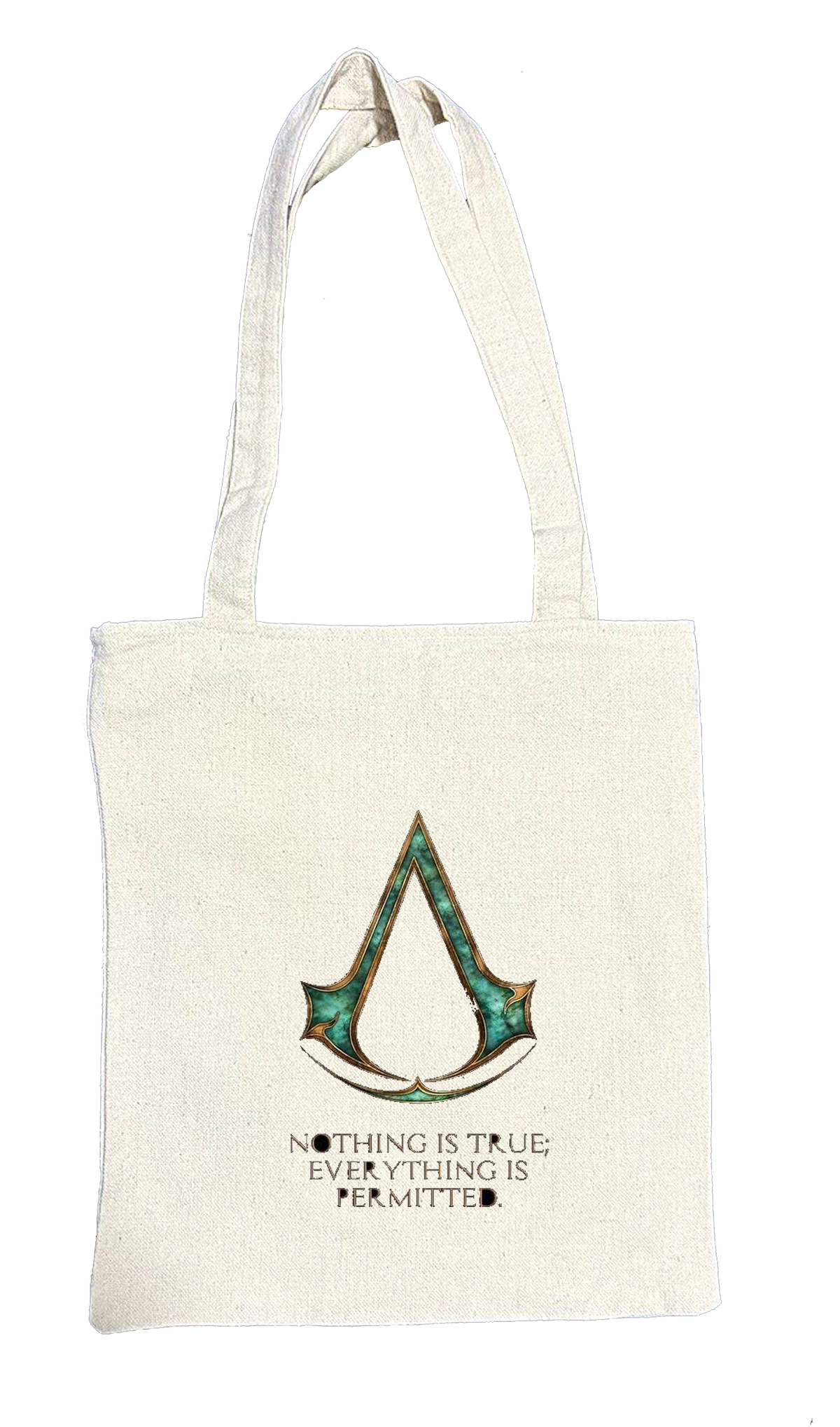 Assassin's Creed tote bag beige 8