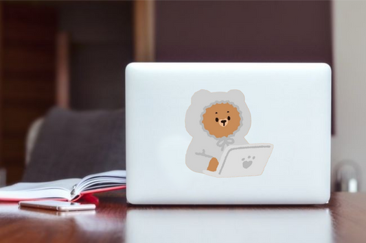 bear Laptop Sticker 8