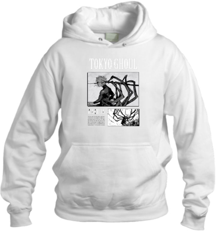 okyo Ghoul One Size hoodie White 8