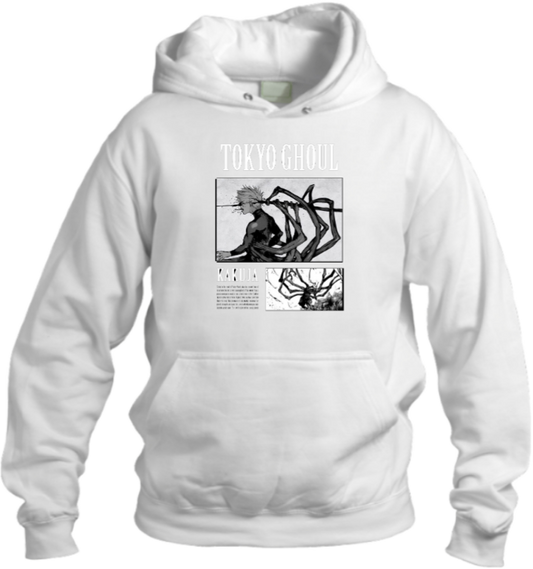 okyo Ghoul One Size hoodie White 8