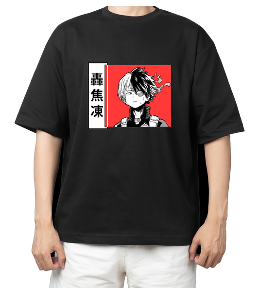 bnha  boku no hero academy t- shirt One Size Black 8
