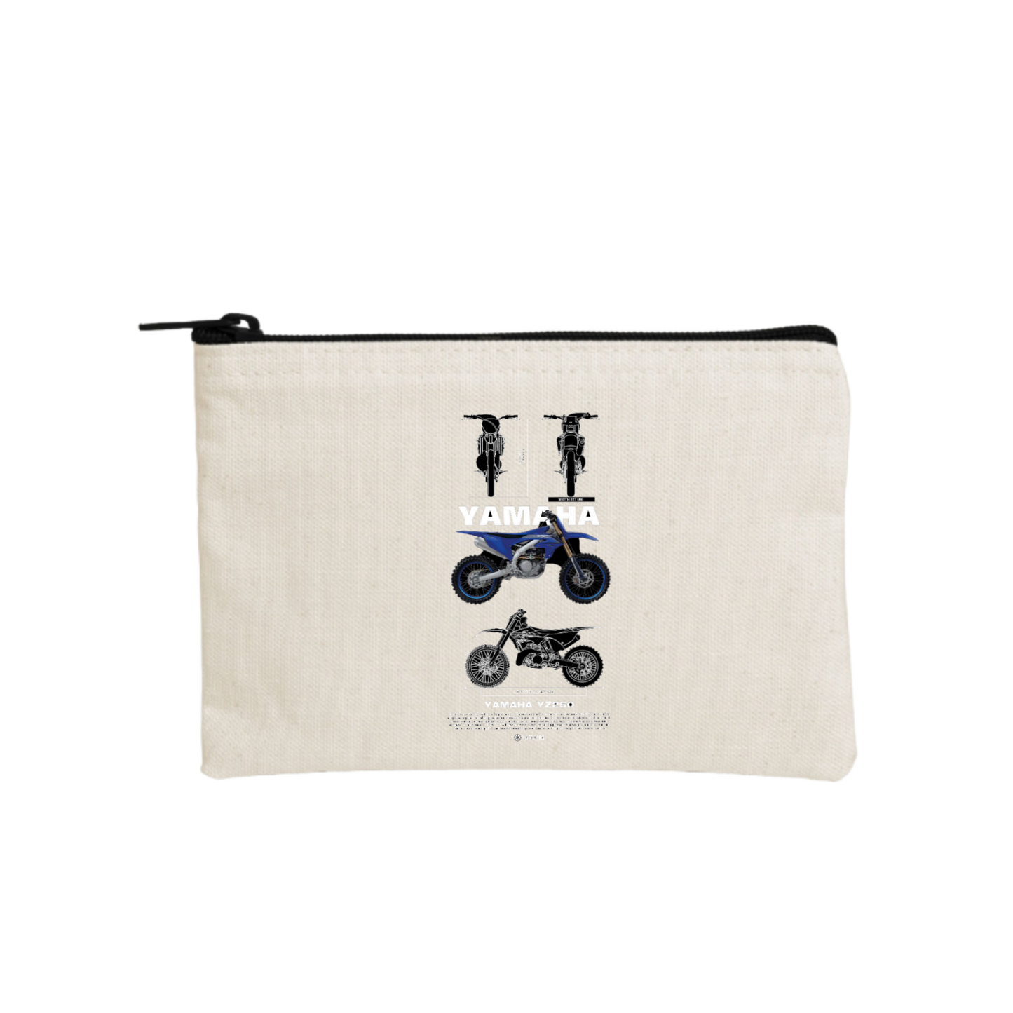 MOTOR CYCLE wallet pencil case Beige 8
