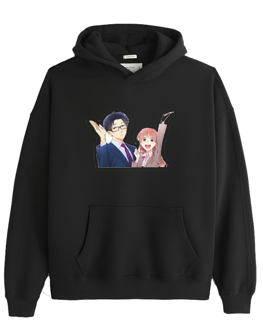 Horimiya One Size hoodie Black 8