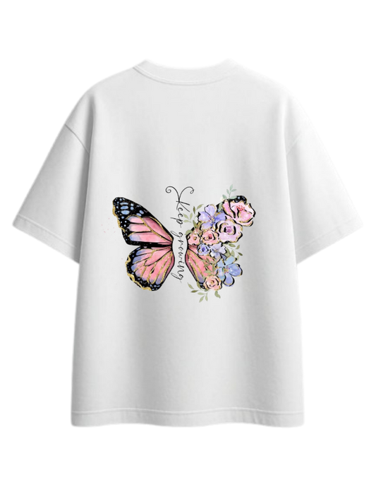 butterflies t- shirt White Back 8