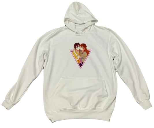 Horimiya One Size hoodie White 8