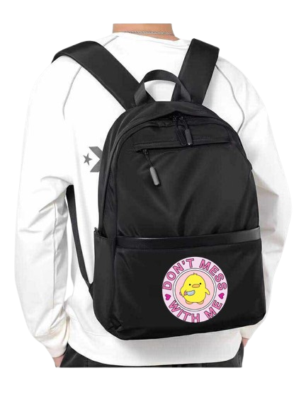 Don't mess with me School Back bag bag 8