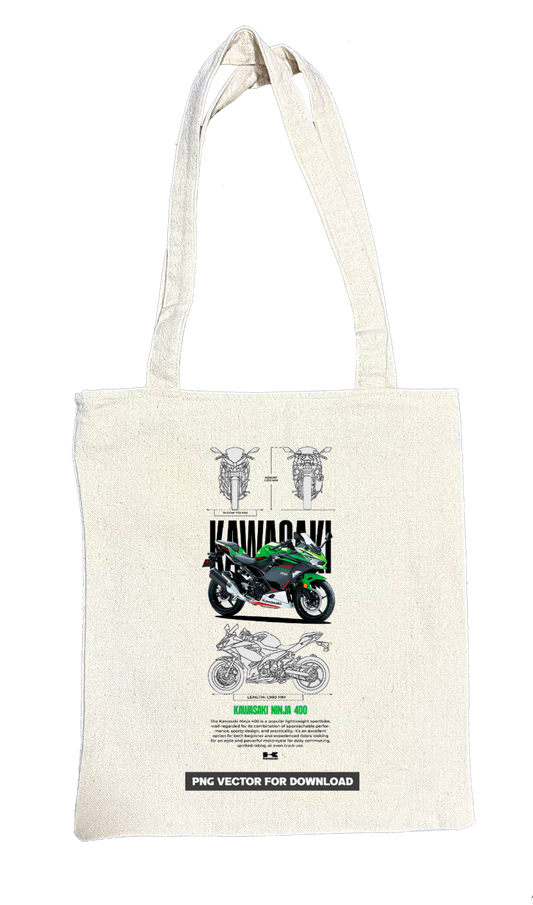 MOTOR CYCLE tote bag beige 8