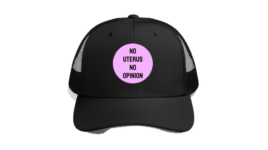 Baseball cap Black NO UTERUS NO OPINION 59