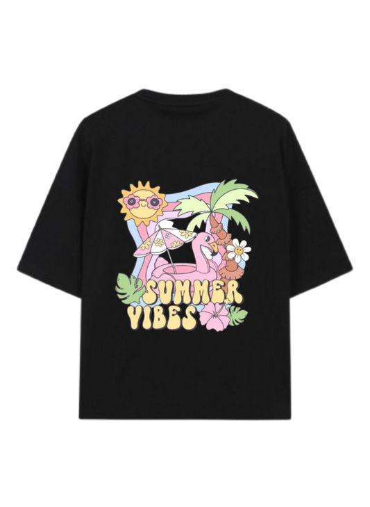 Summer Vibes t- shirt Black Back 8