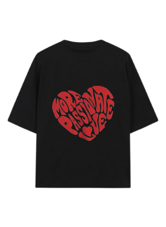 VaIentine coupIe t- shirt Black Back 8