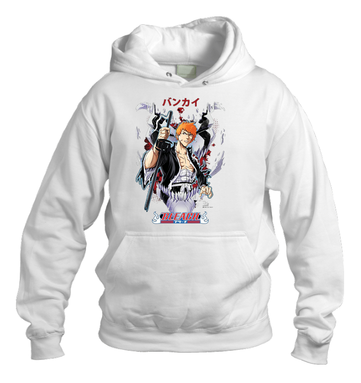 Bleach One Size hoodie White 9