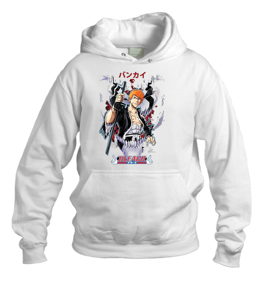 Bleach One Size hoodie White 9