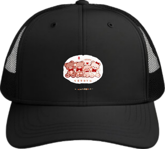 bear Baseball cap Black  8