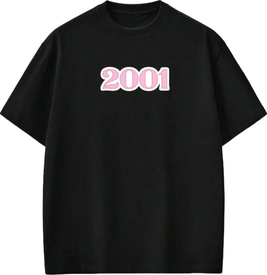 age t- shirt Black 2001