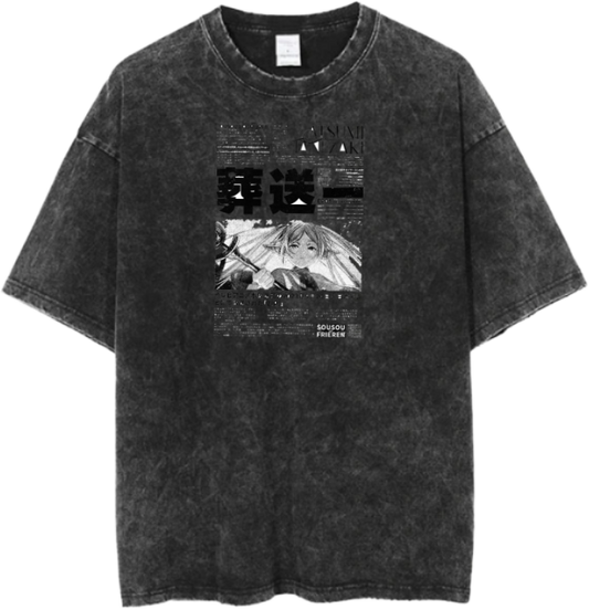 Frieren Beyond Journey's End t- shirt One Size Washed 8