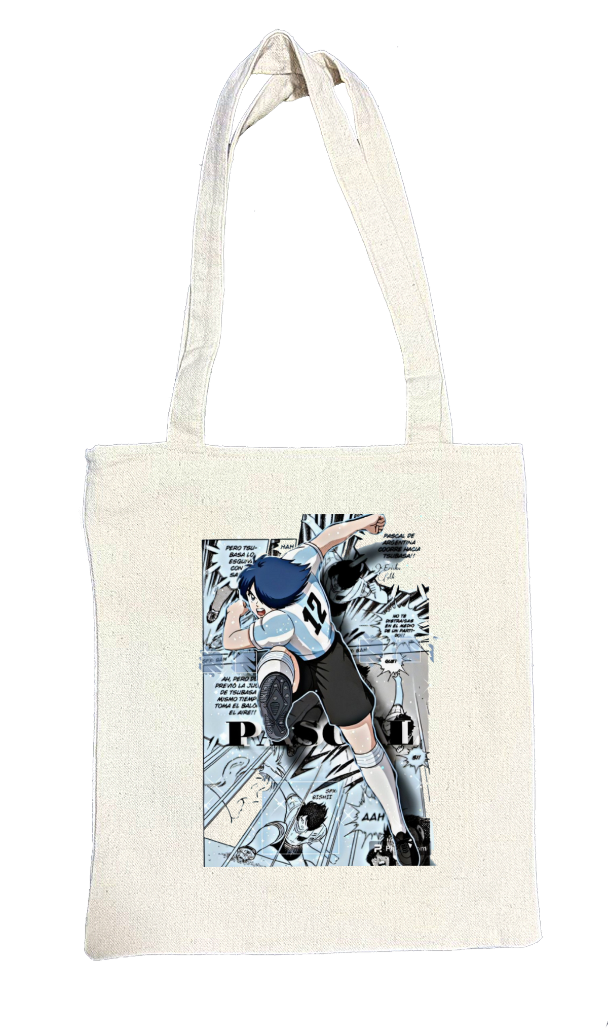 Captain Tsubasa tote bag beige 8