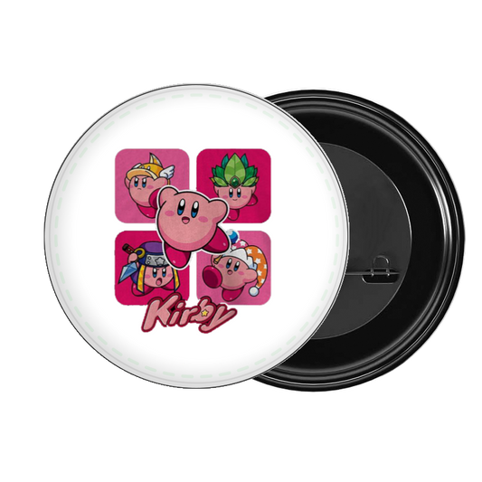 Cute Anime Kirby Bunny Pin Button – Kawaii Pink Rabbit Costume Metal Badge, Aesthetic Backpack & Jacket Accessories, Perfect Gift for Gamers and Anime Fans 8