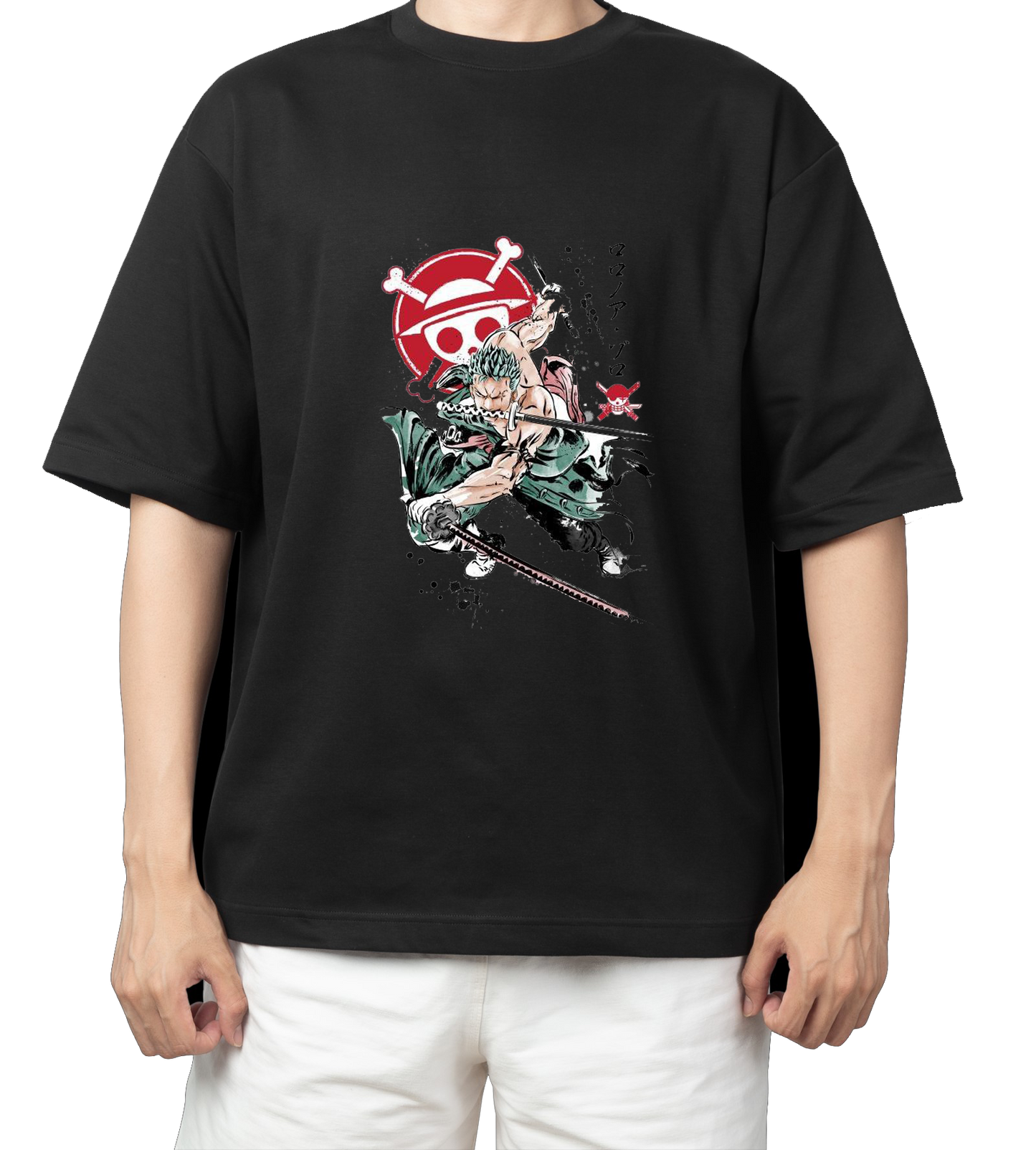 one piece t- shirt One Size Black 8