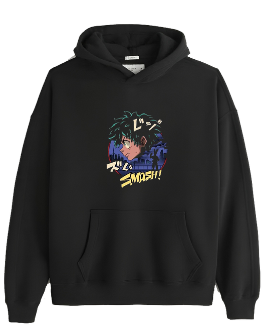 Boku no hero academy bnha One Size hoodie Black 8