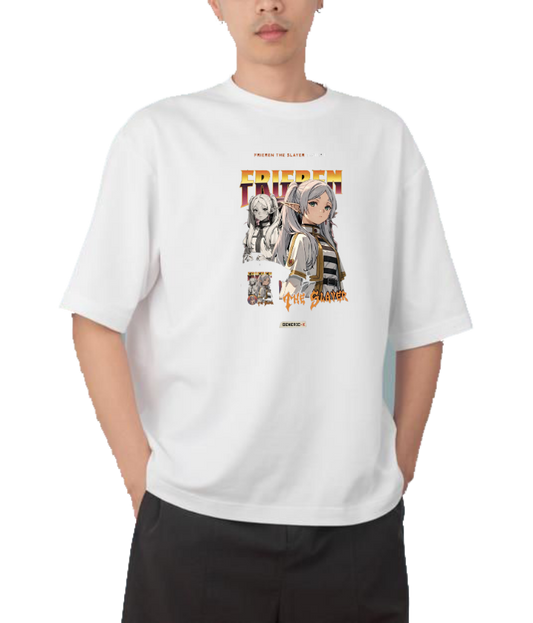 Frieren Beyond Journey's End t- shirt One Size White 8