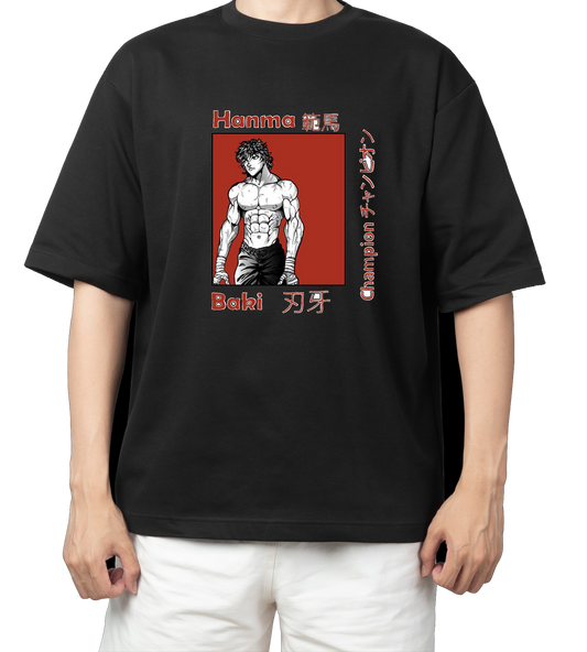 anami baki  t- shirt One Size Black 8