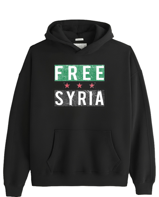 Syria One Size hoodie Black 8