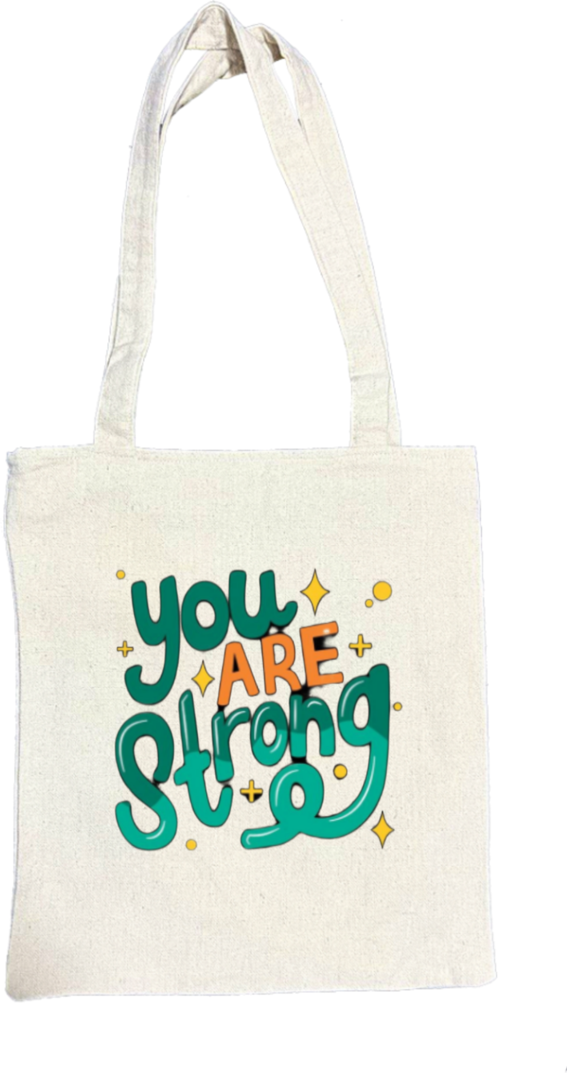 you ARE + Strong tote bag beige 8