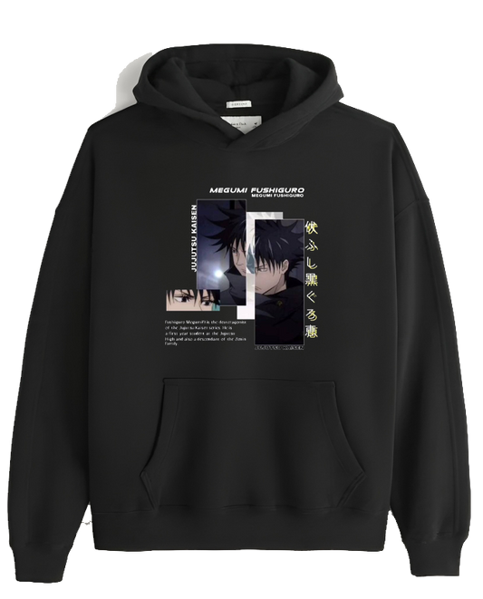 jujutsu kaisen GOJO Oversize  Hoodie Black 8