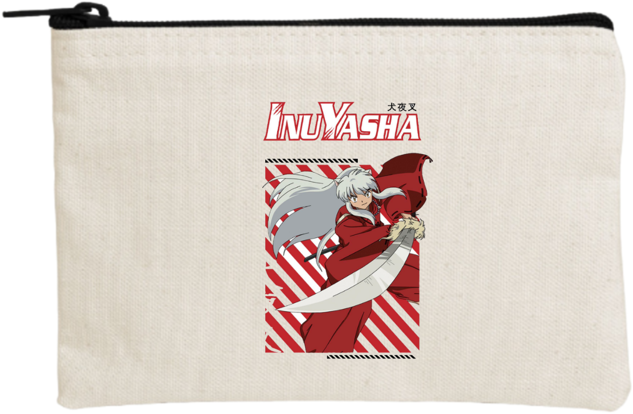 Inuyasha wallet pencil case Beige 8