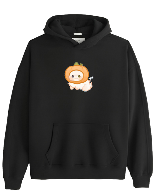 cat Oversize Hoodie Black 8