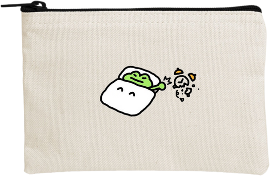 Frog wallet pencil case Beige 8