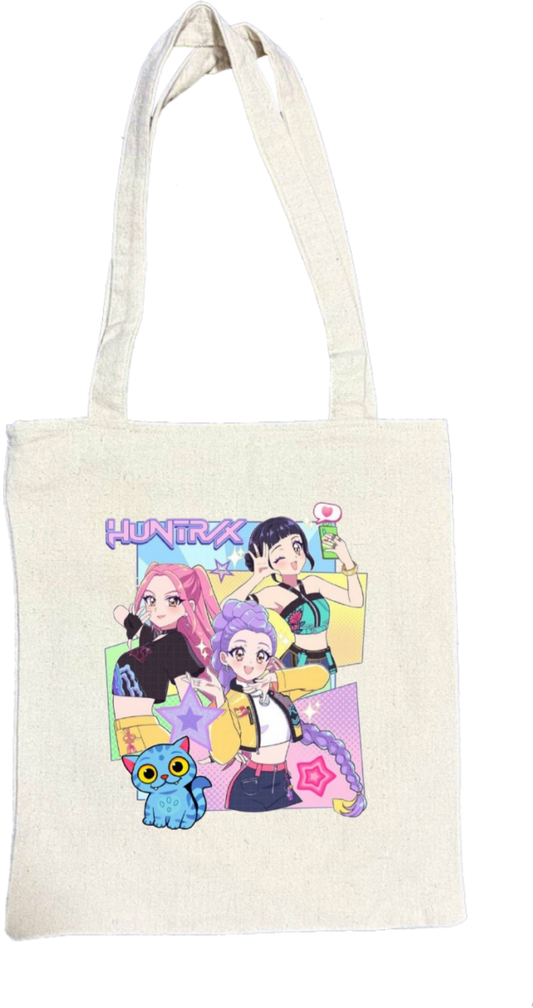 Hunterix kpop tote bag Beige 8