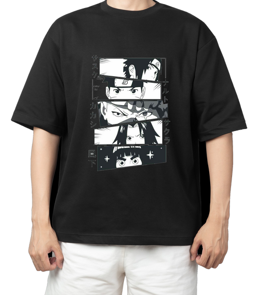 Naruto Shippuden t- shirt One Size Black 8