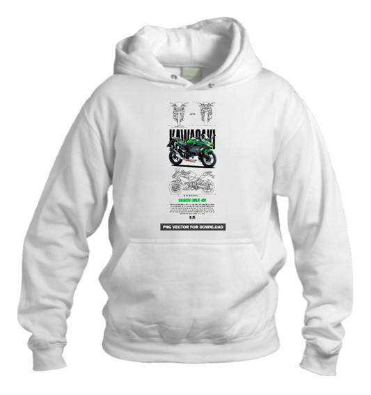 MOTOR CYCLE One Size hoodie White 8